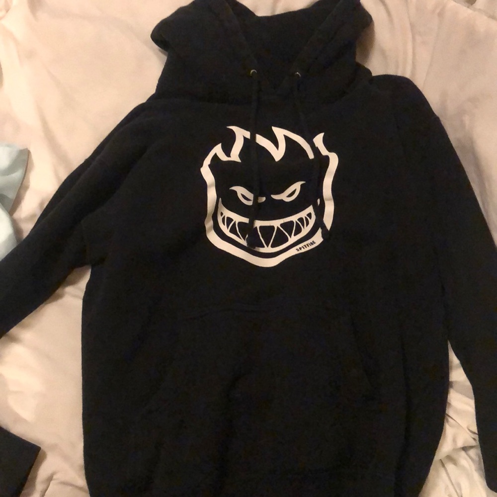 black sweater